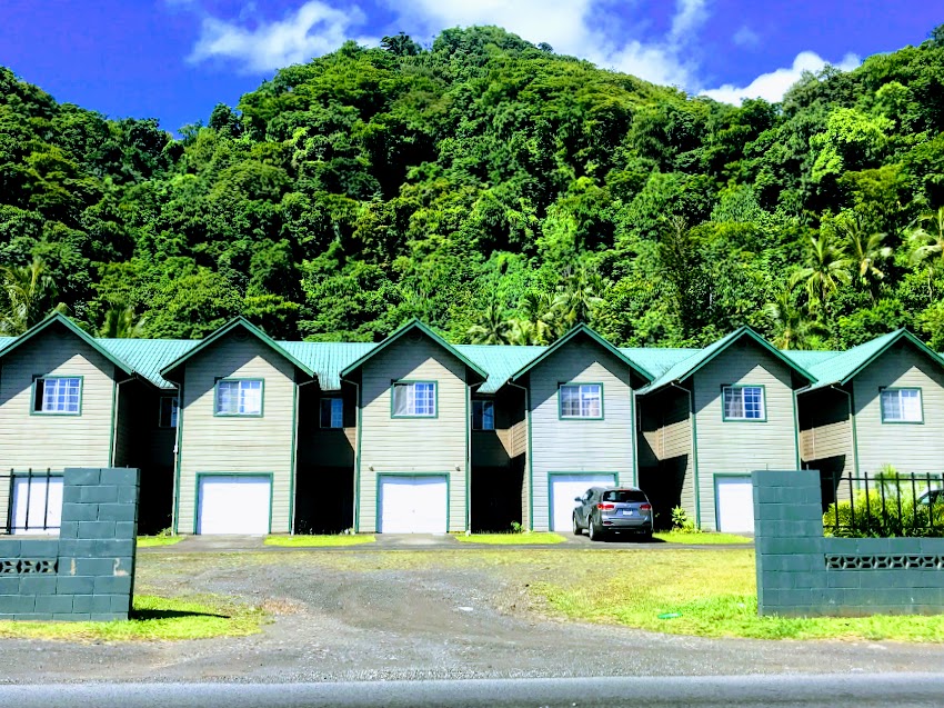 Townhouses with a little island flare