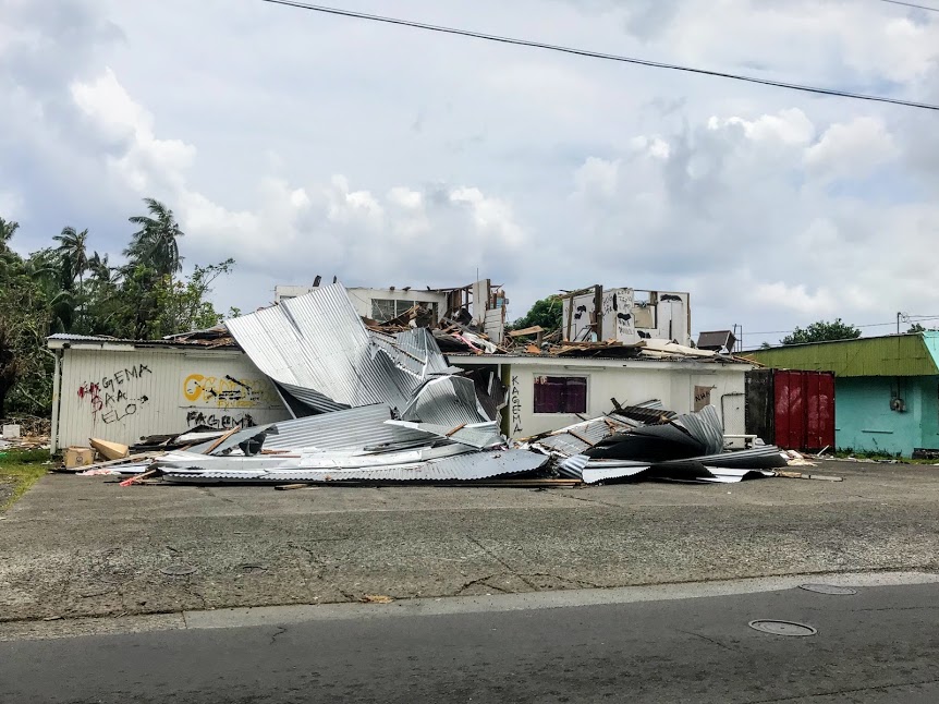 Damage from Cyclone Gita in American Samoa