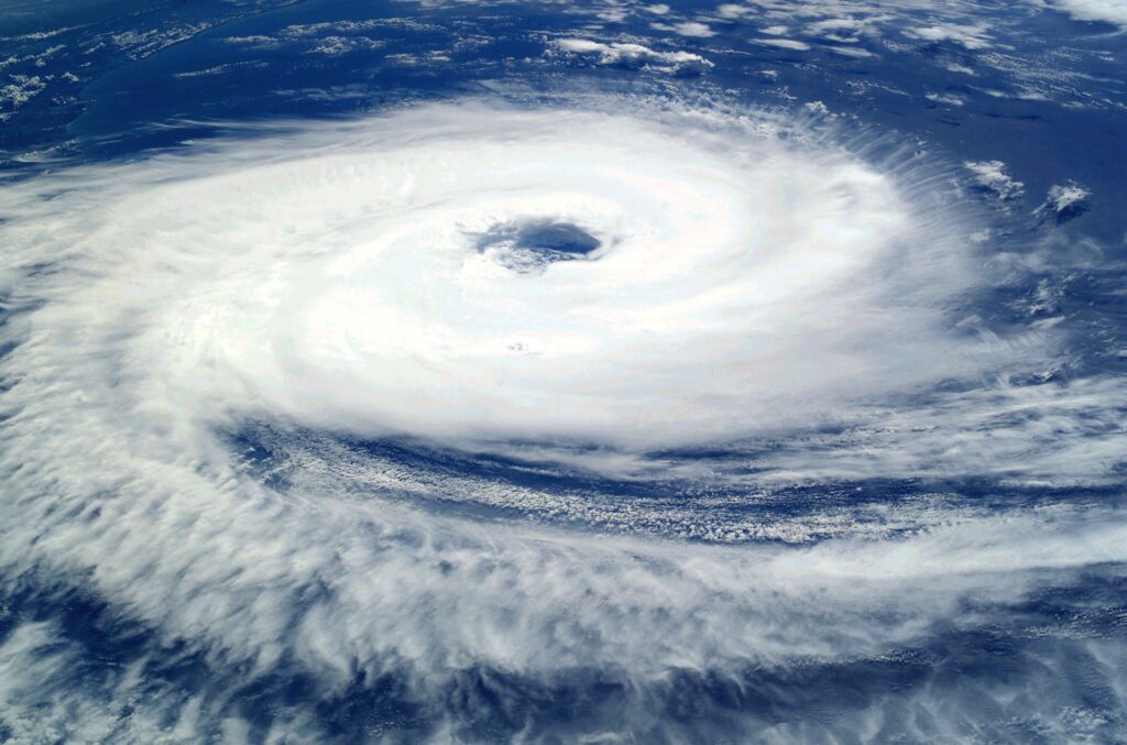 Satellite Image of a Tropical Cyclone