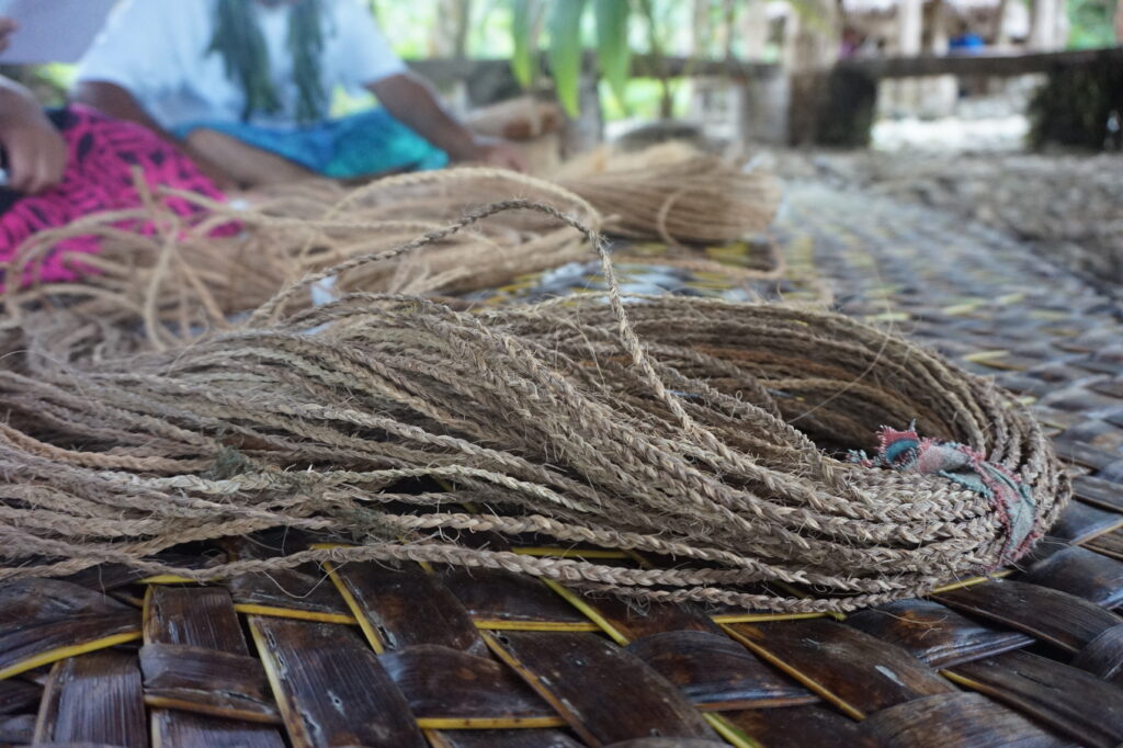 Afa, traditional Samoan rope made from coconut fibers